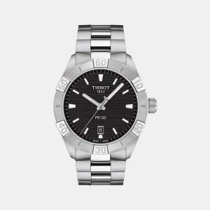 PR 100 Men Analog Stainless Steel Watch T1016171105100 budget    watches    watches classic