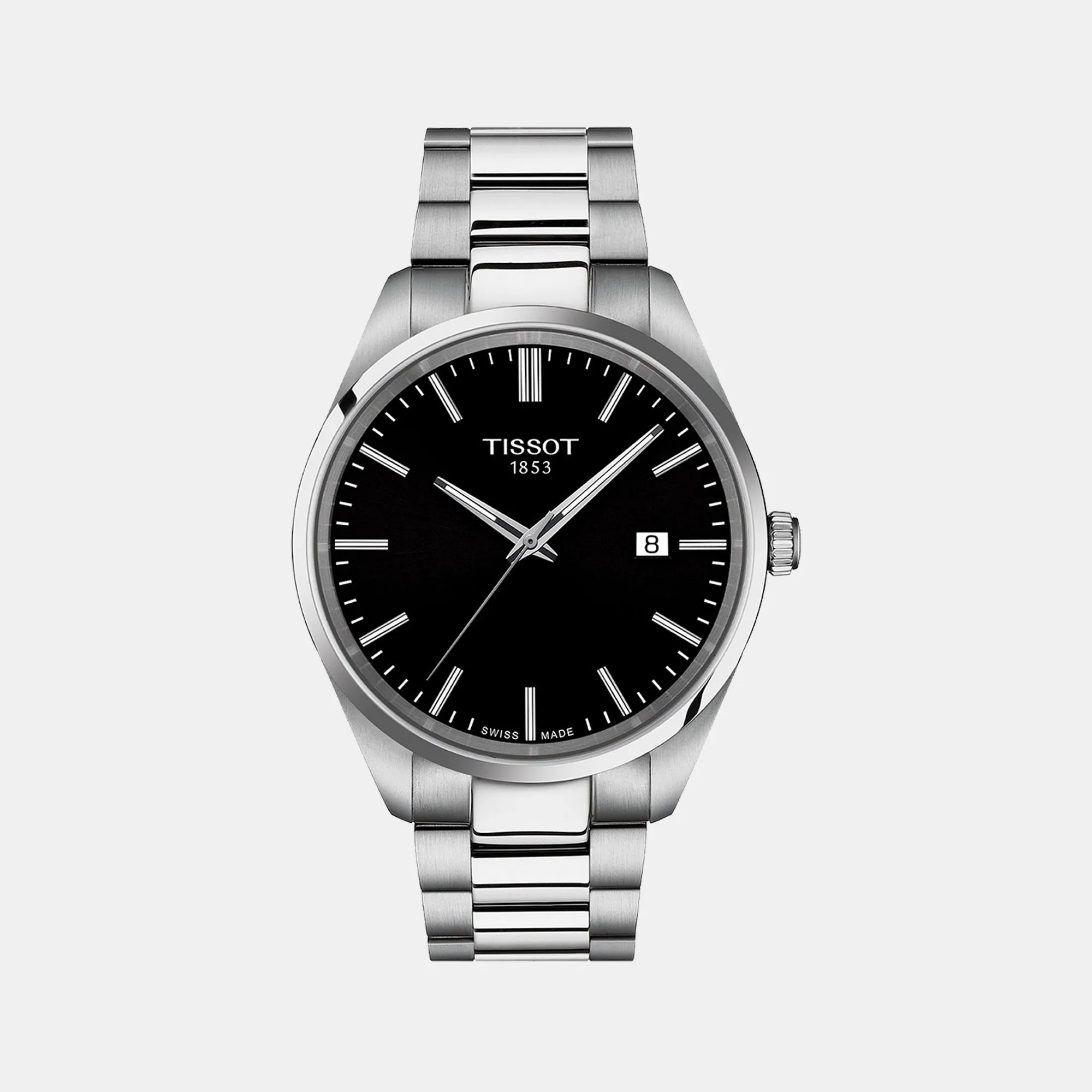 PR 100 Men Black Analog Stainless Steel Watch T1504101105100 budget    watches    watches classic