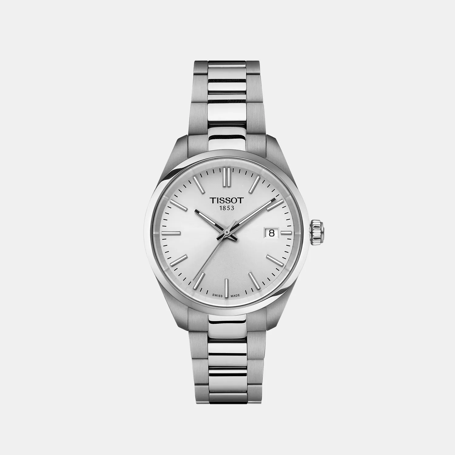 PR 100 T-Classic Unisex Analog Silver Dial Quartz Stainless Steel Watch T1502101103100 budget    watches    watches classic