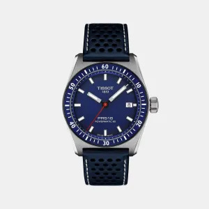 PR 516 Men Automatic Blue Dial Analog Leather Watch T1494071604100 budget    watches    watches classic