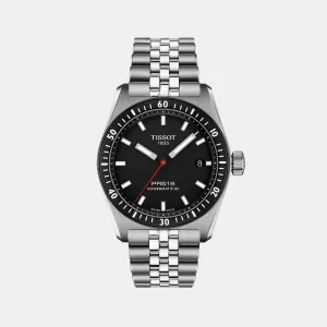 PR516 Powermatic 80 Men Automatic Black Dial Analog Stainless Steel Watch T1494071105100 budget    watches    watches classic