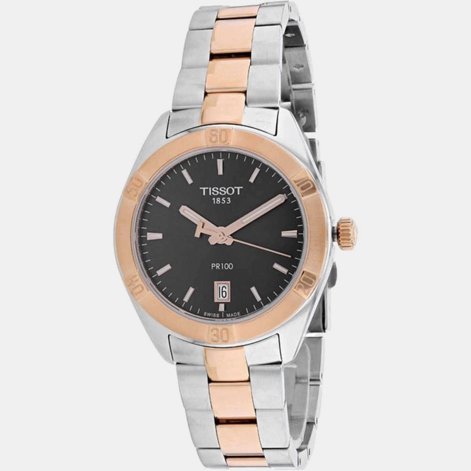 PR 100 Women Analog Stainless Steel Quartz Watch T1019102206100