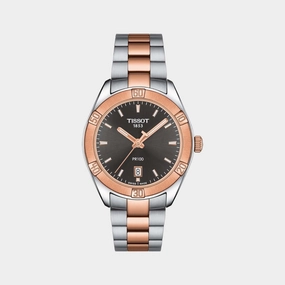 PR 100 Women Analog Stainless Steel Quartz Watch T1019102206100 women watches best women watches affordable women's watches branded women watches