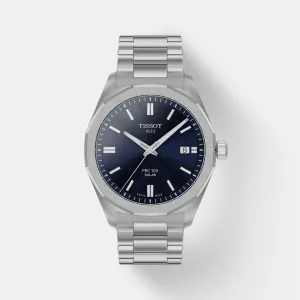 PRC 100 Solar Unisex Blue Dial Analog Stainless Steel Watch T1514221104100 budget    watches    watches classic