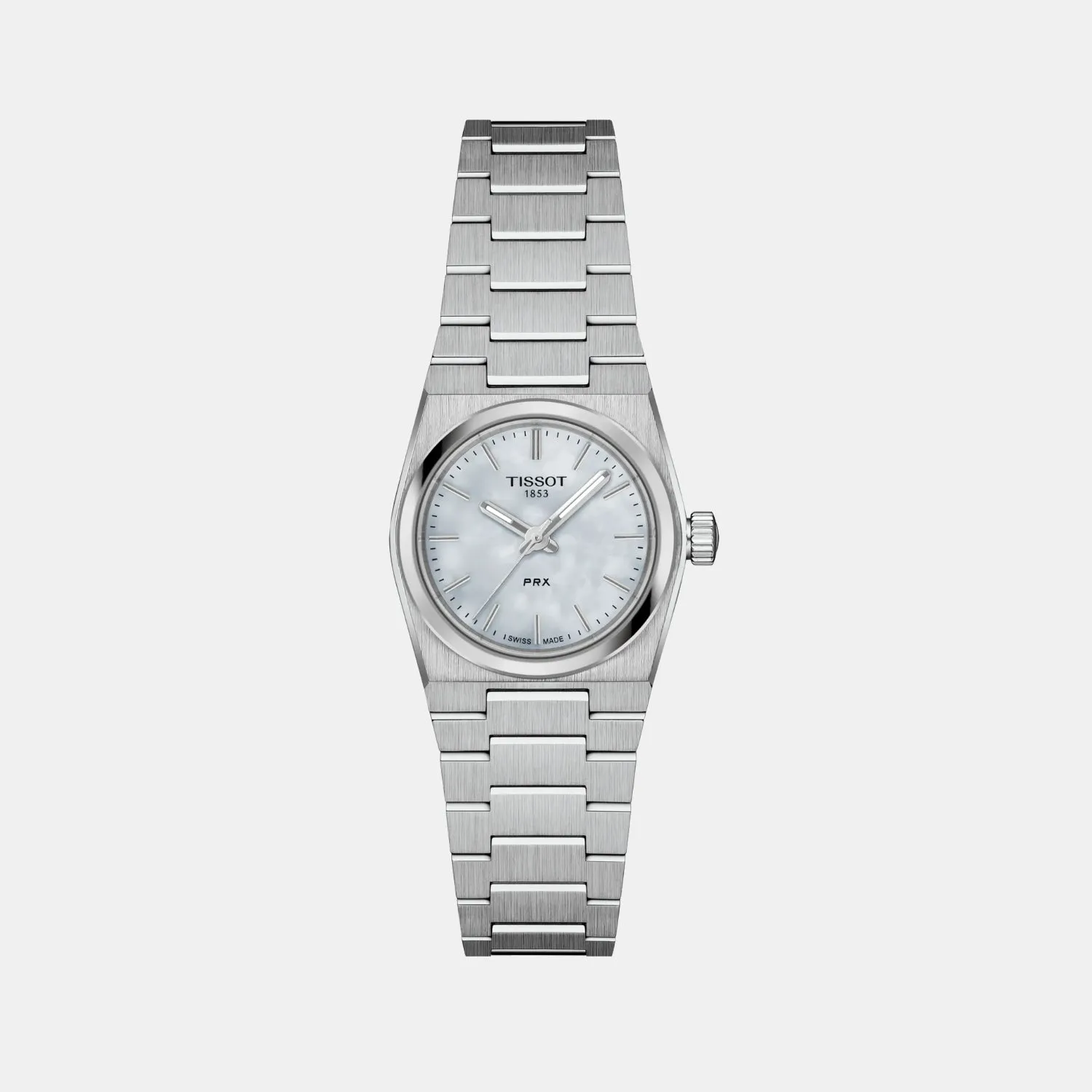 PRX Women Quartz White Mother of Pearl Dial Analog Stainless Steel Watch T1370101111100 budget    watches    watches classic