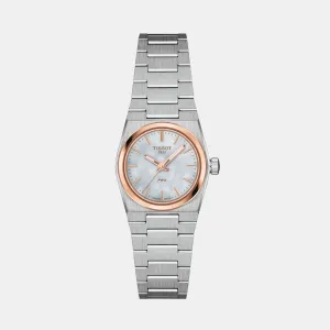 PRX Women Quartz White Mother Of Pearl Dial Analog Stainless Steel Watch T1370102111100 budget    watches    watches classic
