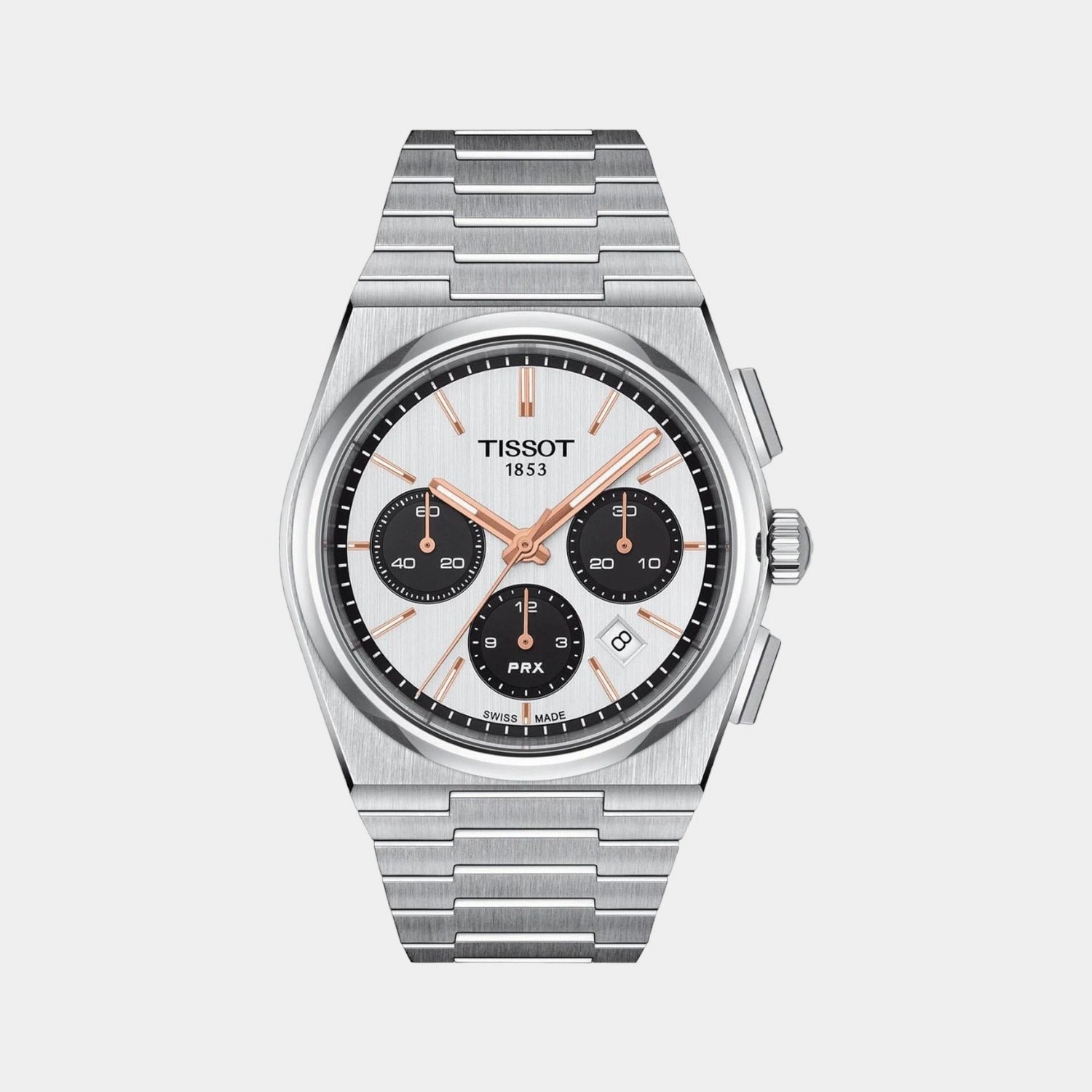 PRX Men Stainless Steel Automatic Chronograph Watch T1374271101100 budget    watches    watches classic