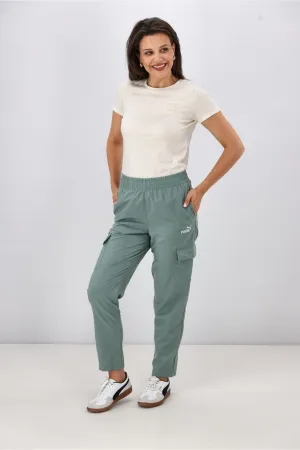 Puma ESS No 1 Logo Woven Cargo Pants op Green Moon