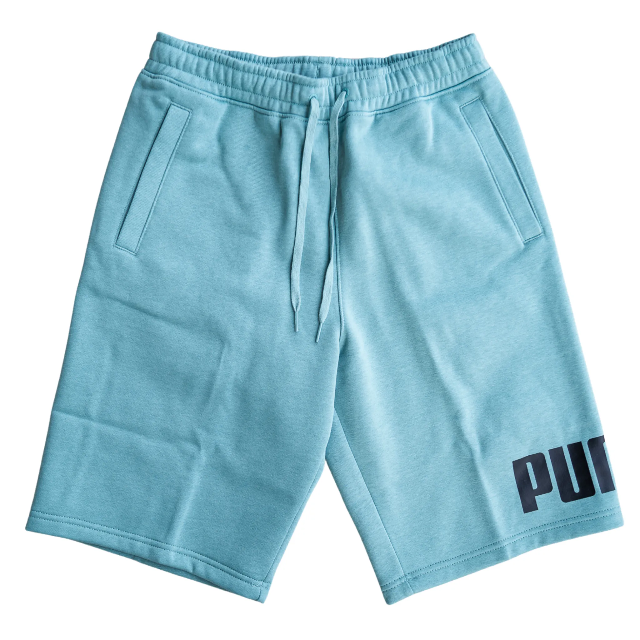 Puma Fleece Big 10' Shorts (Seafoam)