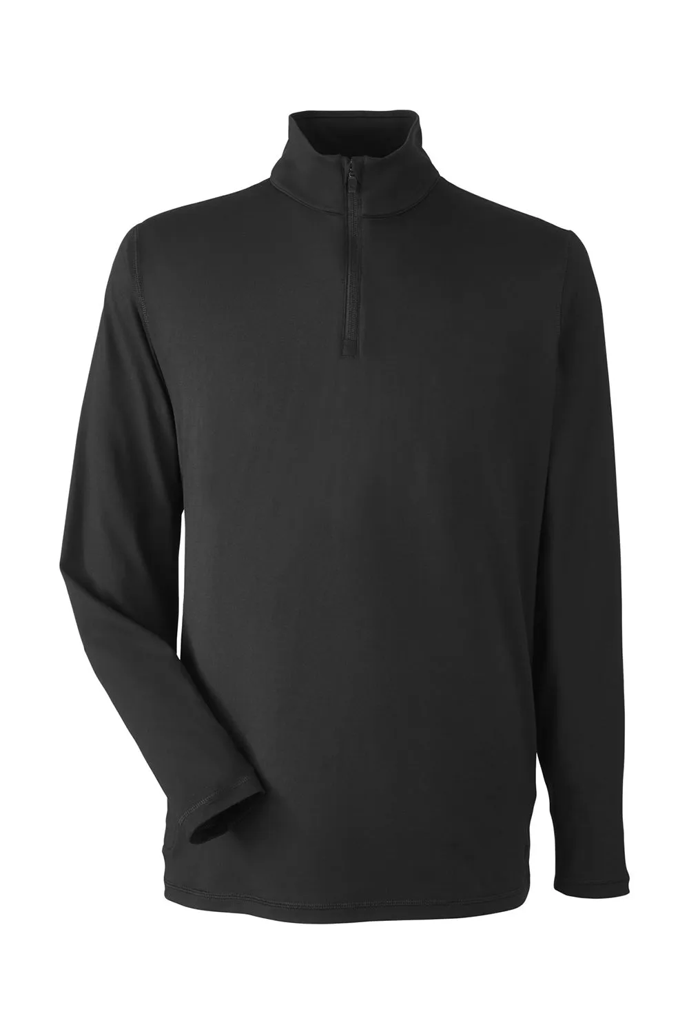 Puma Mens Cloudspun Moisture Wicking 1/4 Zip Sweatshirt - Black