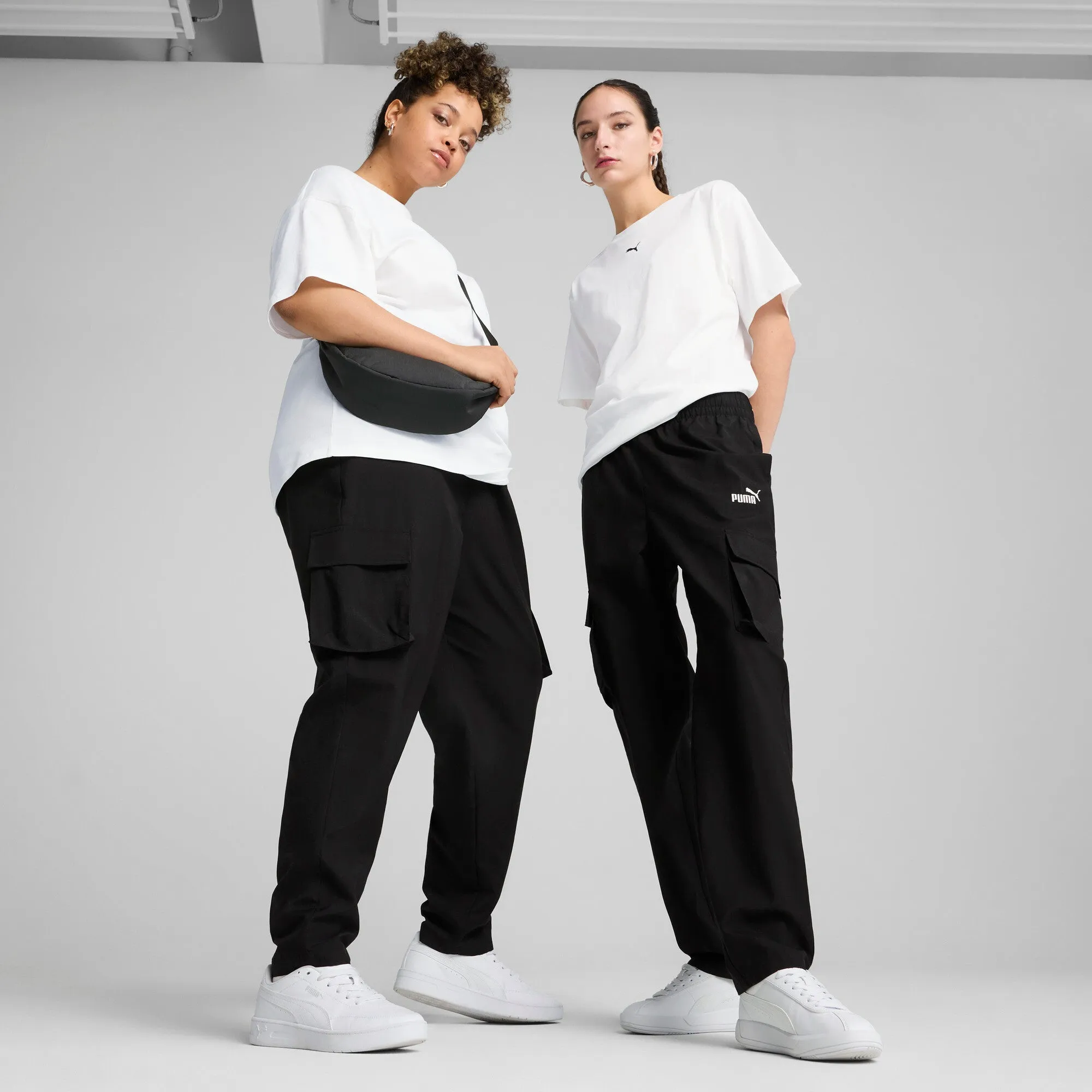 PUMA Women's Essentials Small No. 1 Logo Cargo Pants