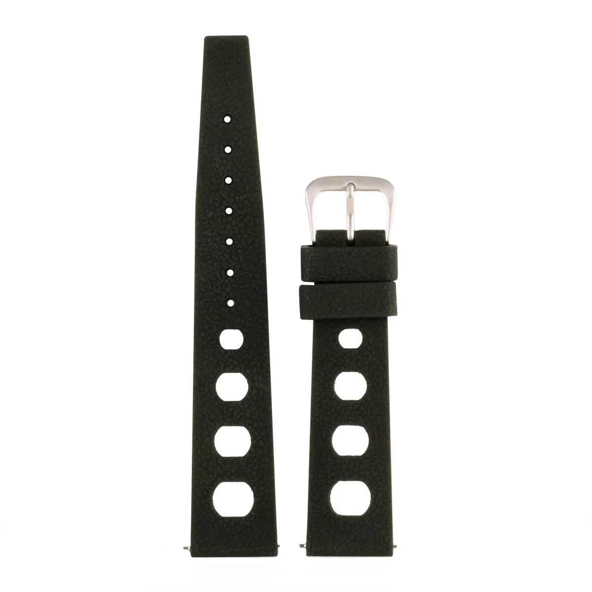 "Rallye" watch band 20mm - Rubber (black, blue, green, red...)