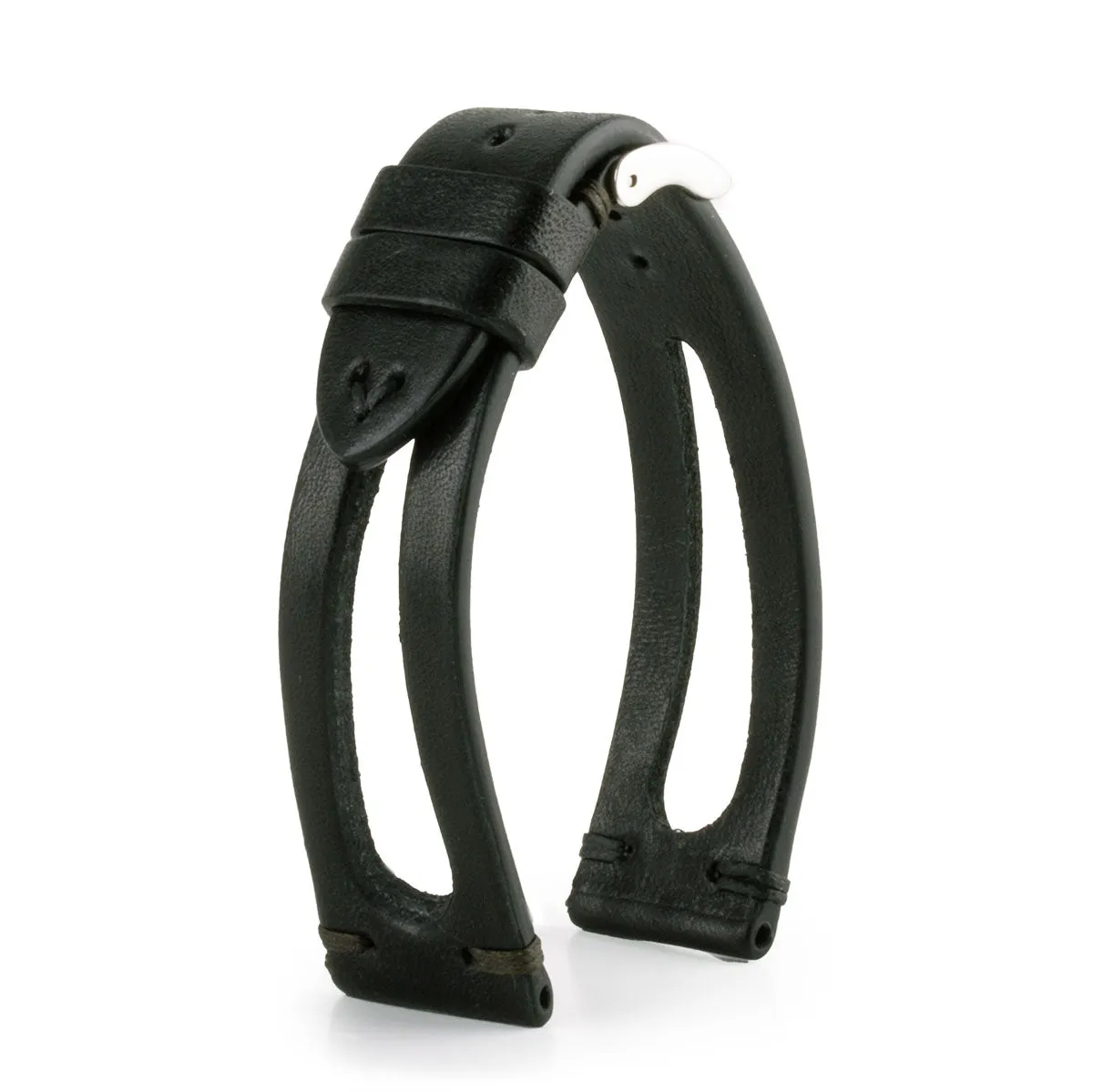 "Sparta" vintage strap  - Leather watch strap - Aged calf (black, brown)