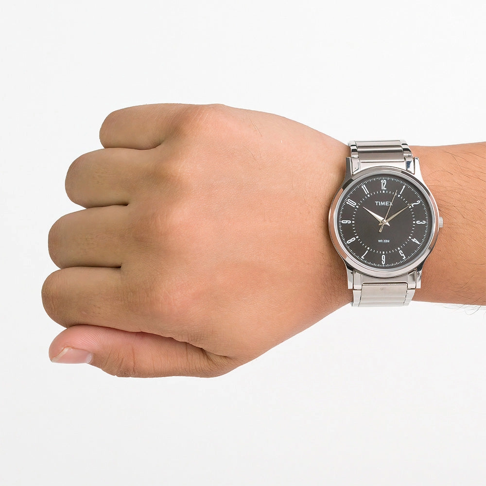 R4 Series 3-Hand 39mm Stainless Steel Band