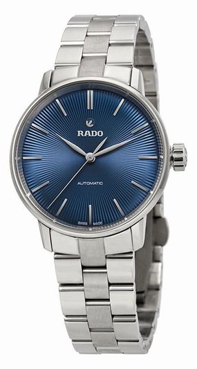 Rado Coupole Classic S Blue Dial Stainless Steel Automatic Womens Watch R22862203 Women??s luxury watches Affordable women watches