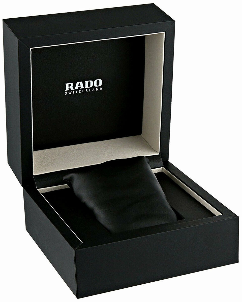 Rado Coupole Classic S White Dial Black Leather Strap Automatic Womens Watch R22862045