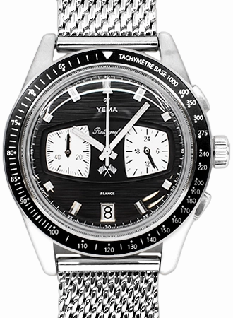 Rallygraf Meca-Quartz II Reverse Panda - Bracelet 