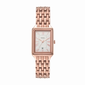 Raquel Rose Gold-Tone Stainless Steel Watch with Date by Fossil - ES5271 