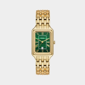 Raquel Women Quartz Green Dial Analog Stainless Steel Watch ES5341 women watches best women watches affordable women's watches branded women watches