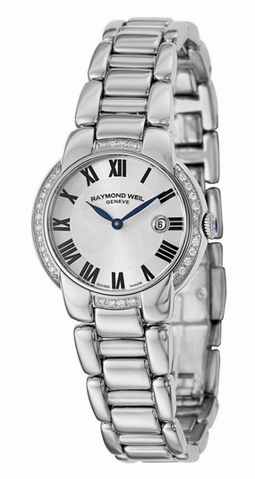 Raymond Weil Jasmine Stainless Steel & Diamond Womens Luxury Watch Calendar 5229-STS-01659 Women??s luxury watches Affordable women watches