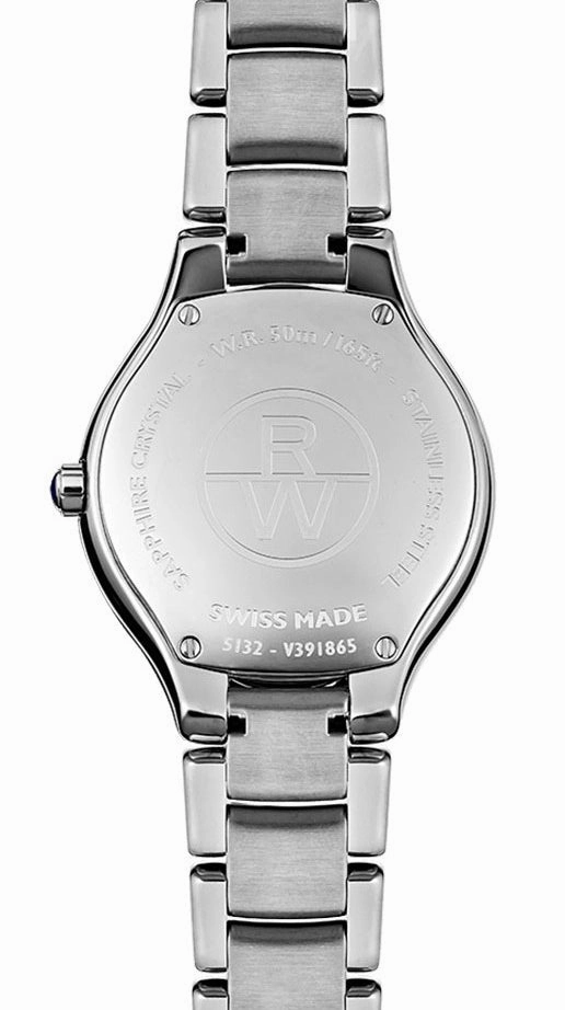 Raymond Weil Noemia Stainless Steel Blue Mother-of-Pearl Dial Diamonds Quartz Womens Watch 5132-ST-00955
