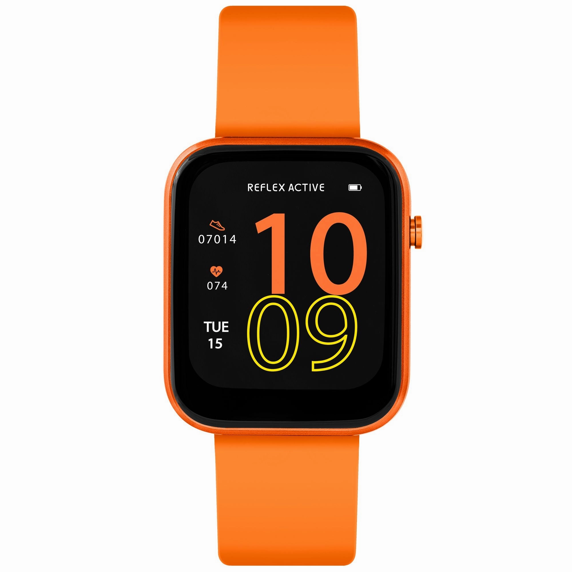 Reflex Active Series 12 Orange Silicone Smartwatch RA12-2155 