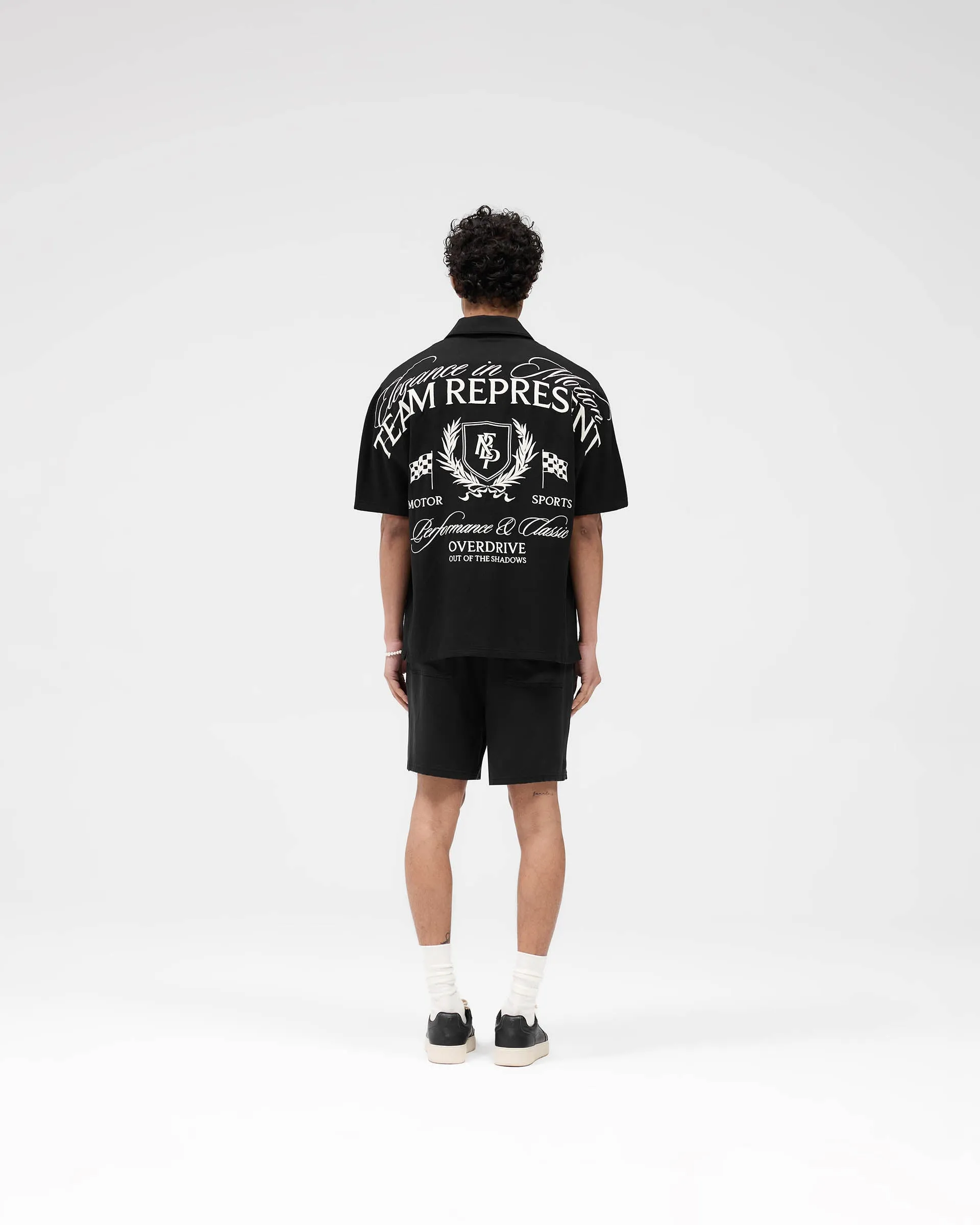 Represent Crest Short - Jet Black