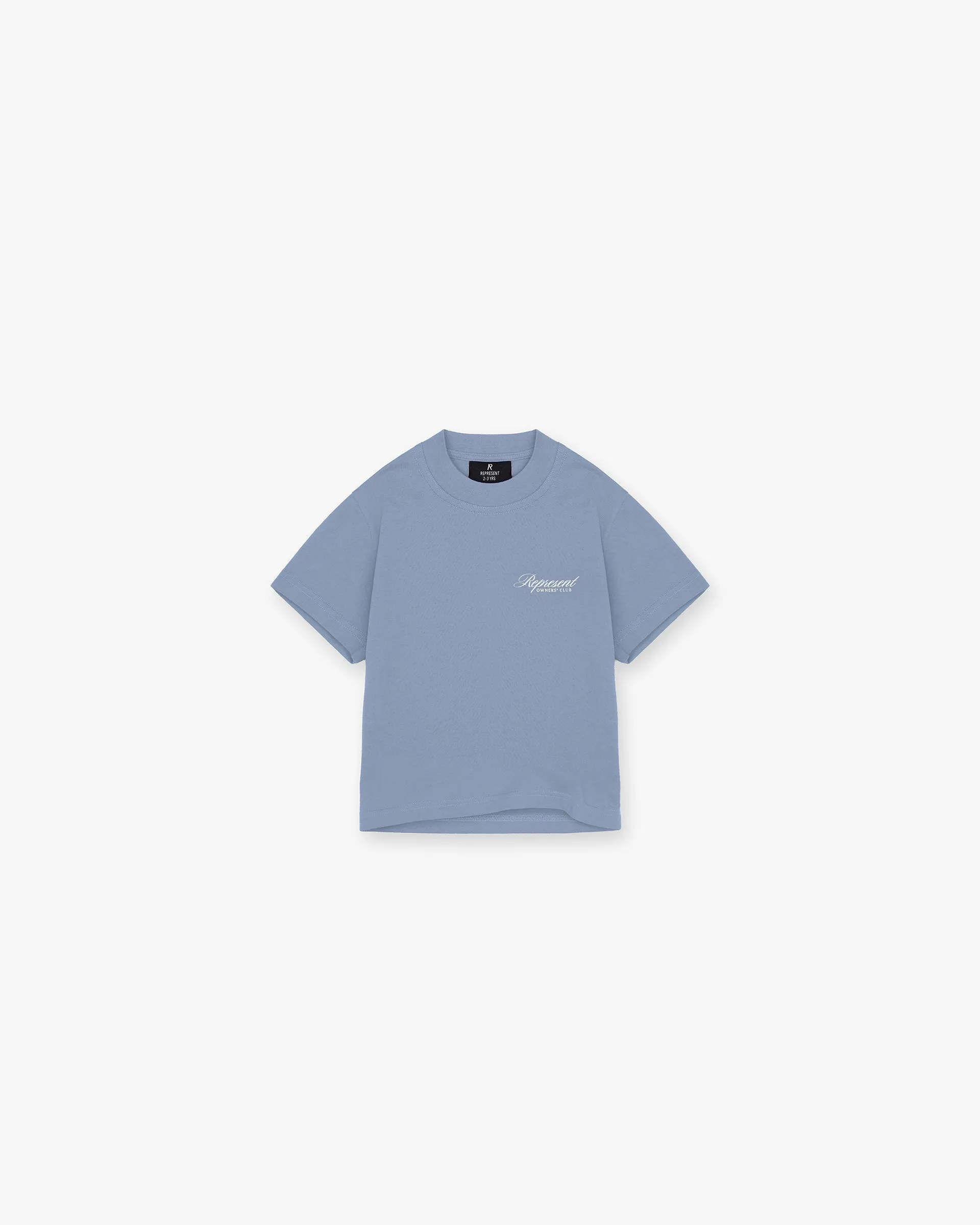 Represent Mini Owners Club Script T-Shirt - Baby Blue