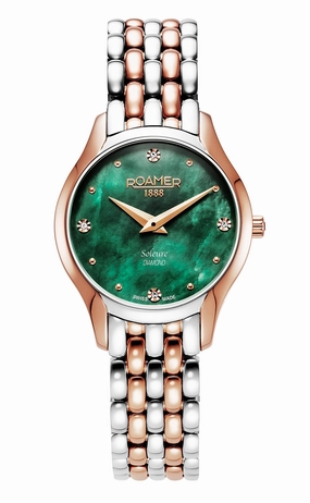 Roamer - 547857 49 75 50 - SOLEURE DIAMOND Quartz Stainless Steel watch for Women women's watches,watch for women