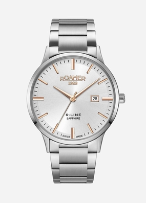 Roamer R-Line Classic Silver Watch 718833 41 15 70 