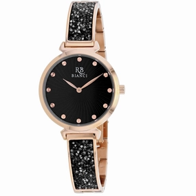 Roberto Bianci Women's Watch - Brillare Black Dial Plated Steel Bracelet | RB0205 Luxury Quartz Watch Quartz Watch Sale
