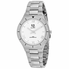 Roberto Bianci Women's Watch - Eterno White Dial Stainless Steel Bracelet | RB0411 Luxury Quartz Watch Quartz Watch Sale