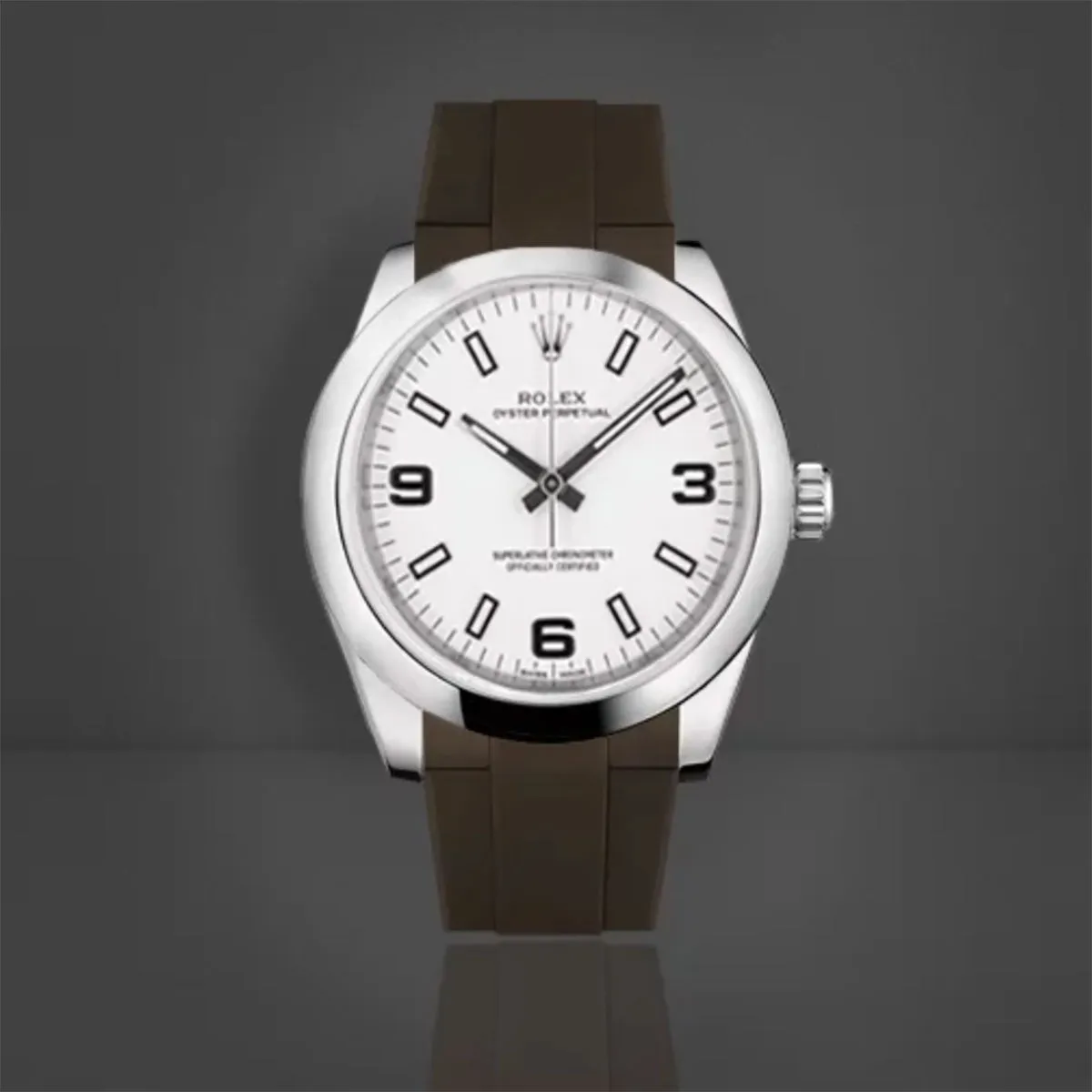 Rolex Jubilee / President Bracelet - Rubber B strap for Oyster Perpetual / Datejust 31mm - Tang buckle series