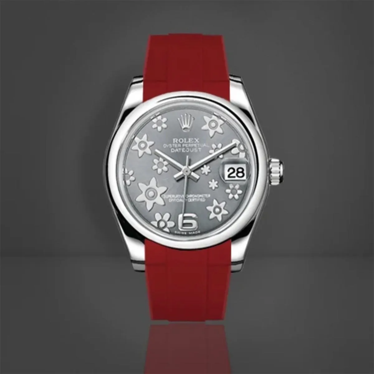 Rolex Oyster Bracelet - Rubber B strap for Oyster Perpetual / Datejust 31mm - Classic Series
