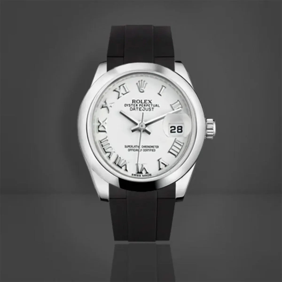 Rolex Oyster Bracelet - Rubber B strap for Oyster Perpetual / Datejust 31mm - Classic Series