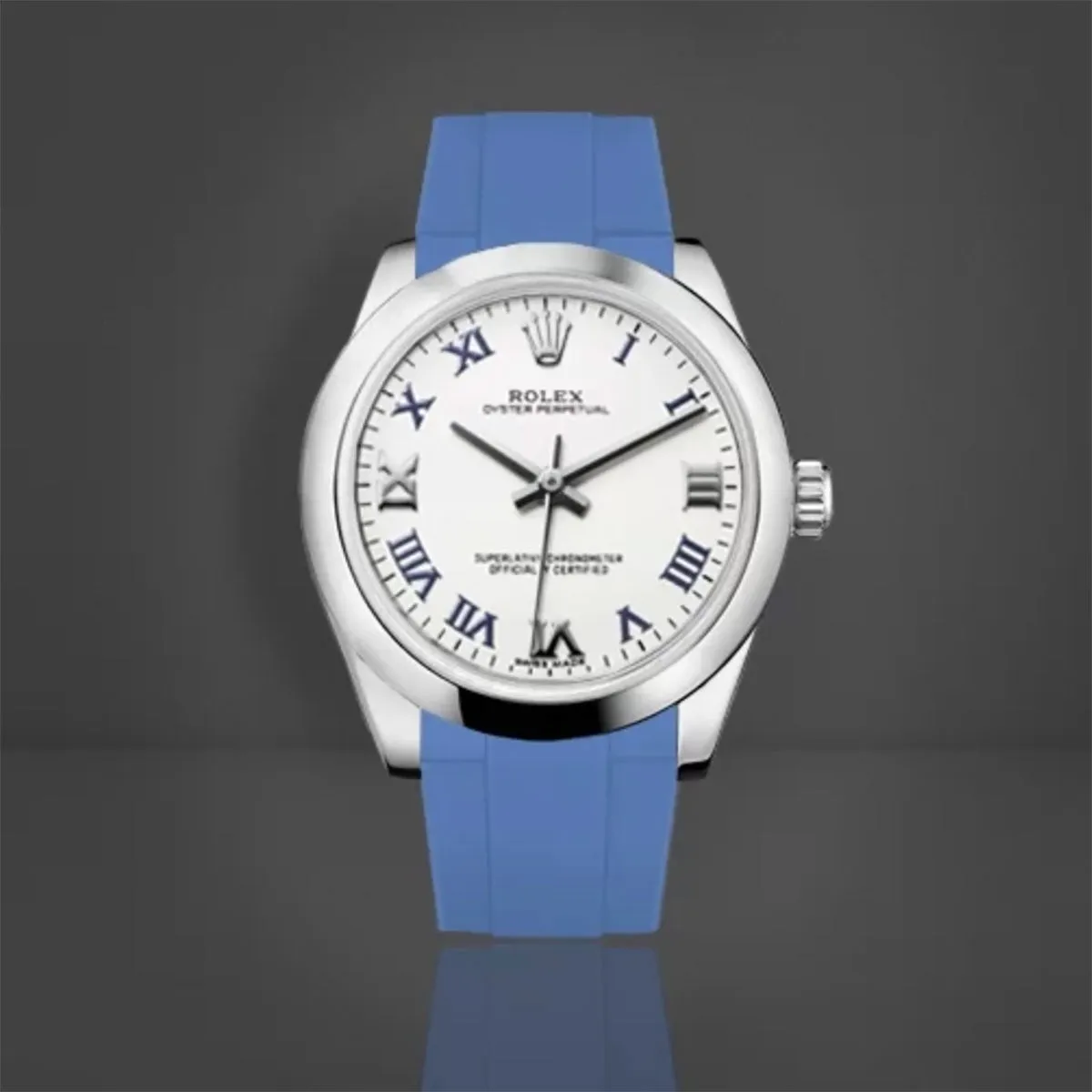 Rolex Oyster Bracelet - Rubber B strap for Oyster Perpetual / Datejust 31mm - Tang buckle series