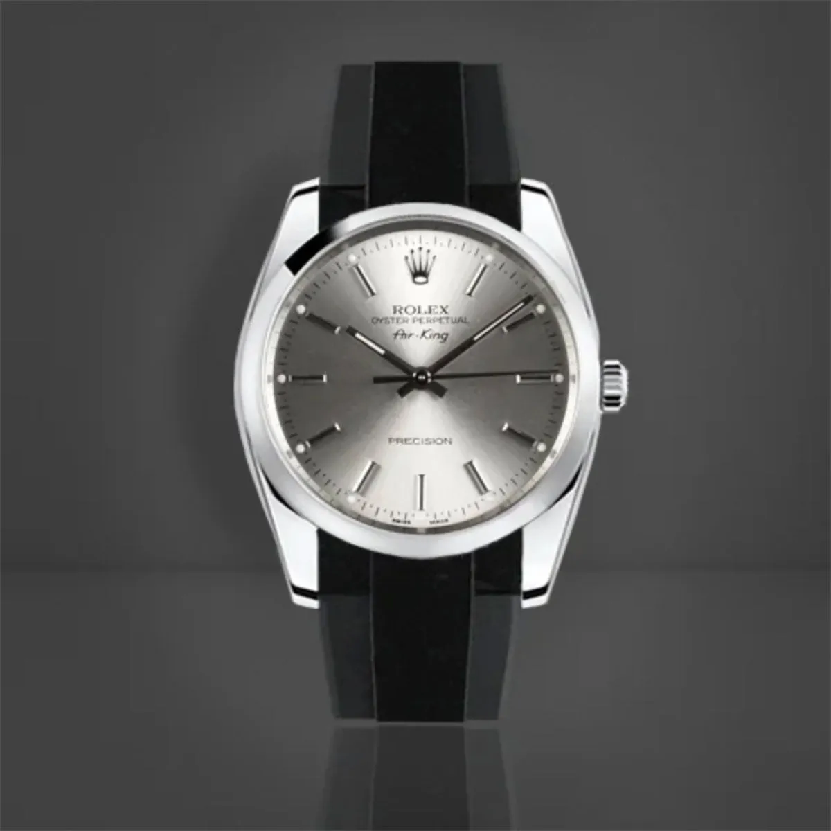 Rolex - Rubber B strap for Air King 34mm - Classic Series
