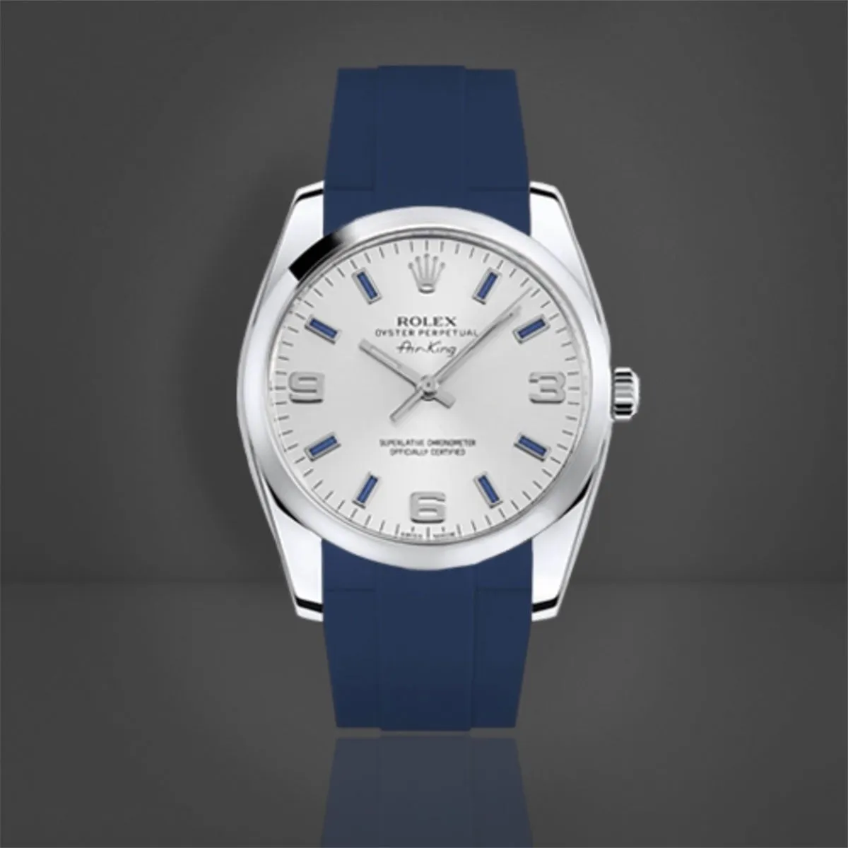 Rolex - Rubber B strap for Air King 34mm - Classic Series