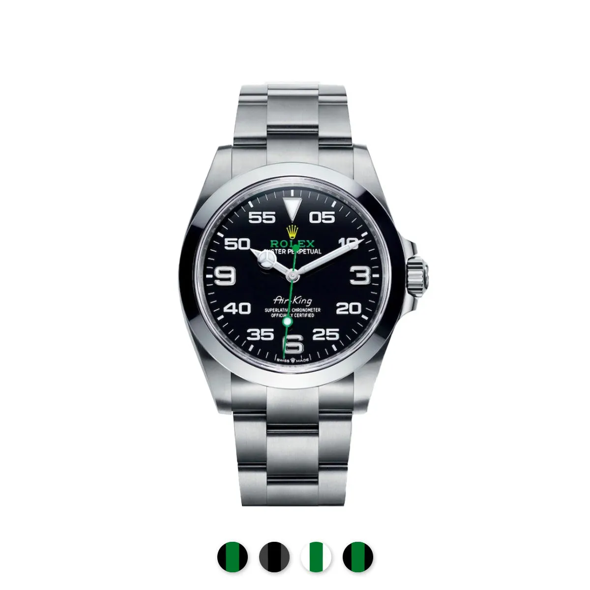 Rolex - Rubber B strap for Air-King 40mm 126900 - Swimskin?? Luxury watch bands Limited edition watch bands