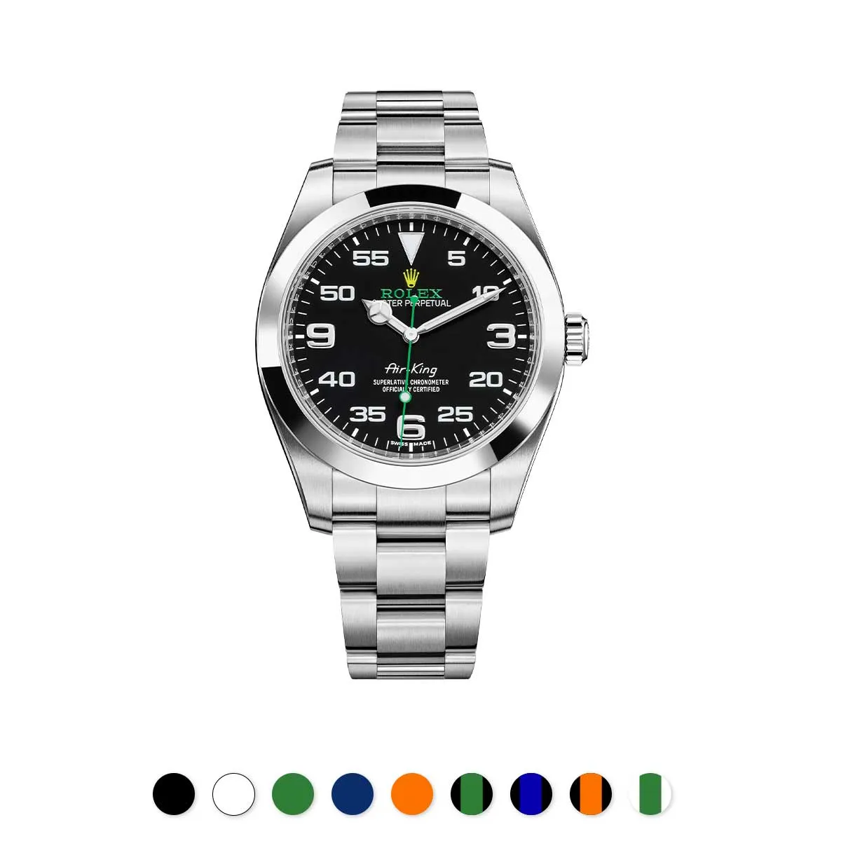 Rolex - Rubber B strap for Air-King 40mm - Classic Series Luxury watch bands Limited edition watch bands