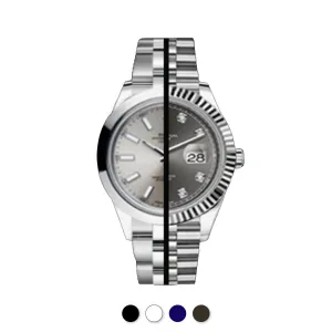 Rolex - Rubber B strap for Datejust 41mm - Tang buckle series Luxury watch bands Limited edition watch bands