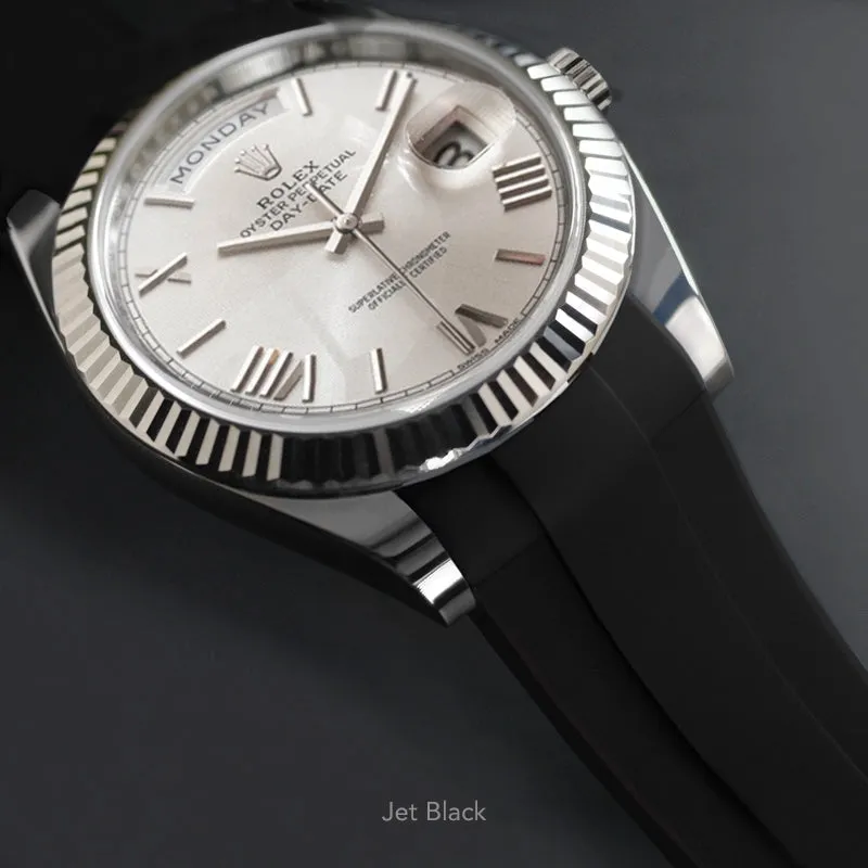 Rolex - Rubber B strap for Day-Date 40mm - Tang Buckle Series