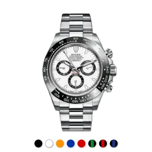 Rolex - Rubber B strap for Daytona Ceramic Bezel Oyster Bracelet - Tang Buckle Series Luxury watch bands Limited edition watch bands