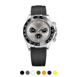 Rolex - Rubber B strap for Daytona on Oysterflex Bracelet - SwimSkin?? Alligator & Ballistica?? Luxury watch bands Limited edition watch bands