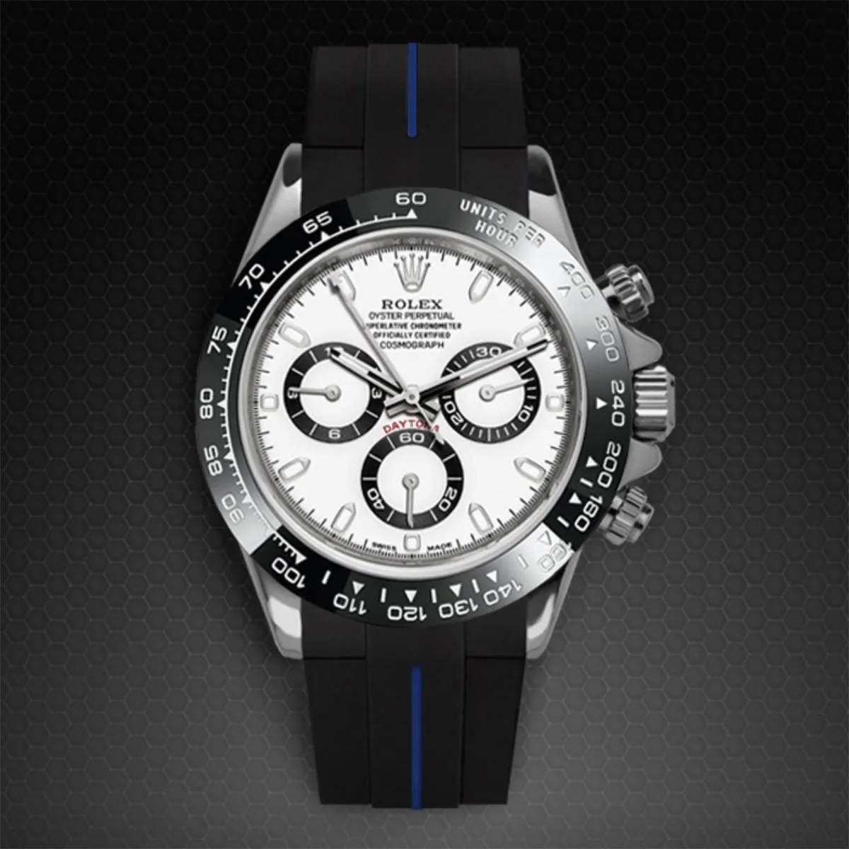 Rolex - Rubber B strap for Daytona Oyster Bracelet Ceramic Bezel - Classic Series