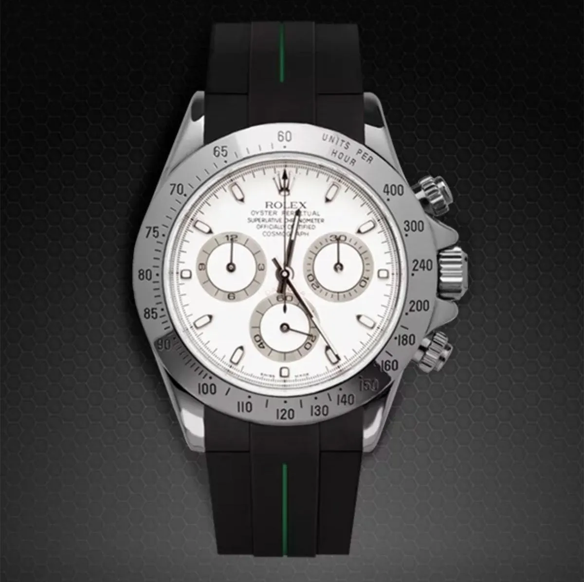 Rolex - Rubber B strap for Daytona Oyster Bracelet - Tang Buckle Series