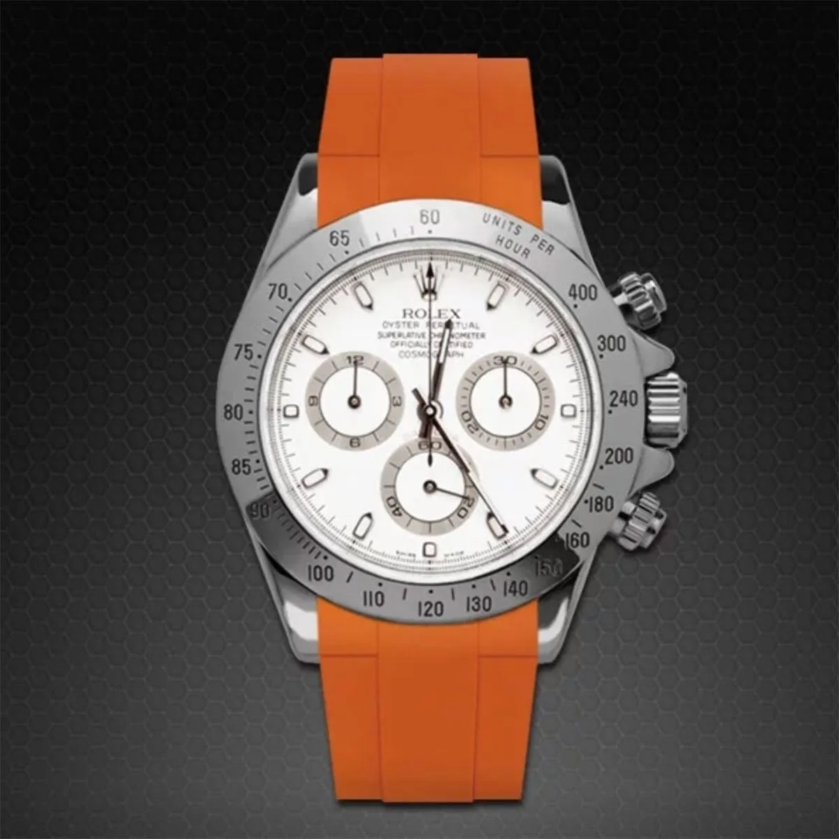 Rolex - Rubber B strap for Daytona Oyster Bracelet - Tang Buckle Series