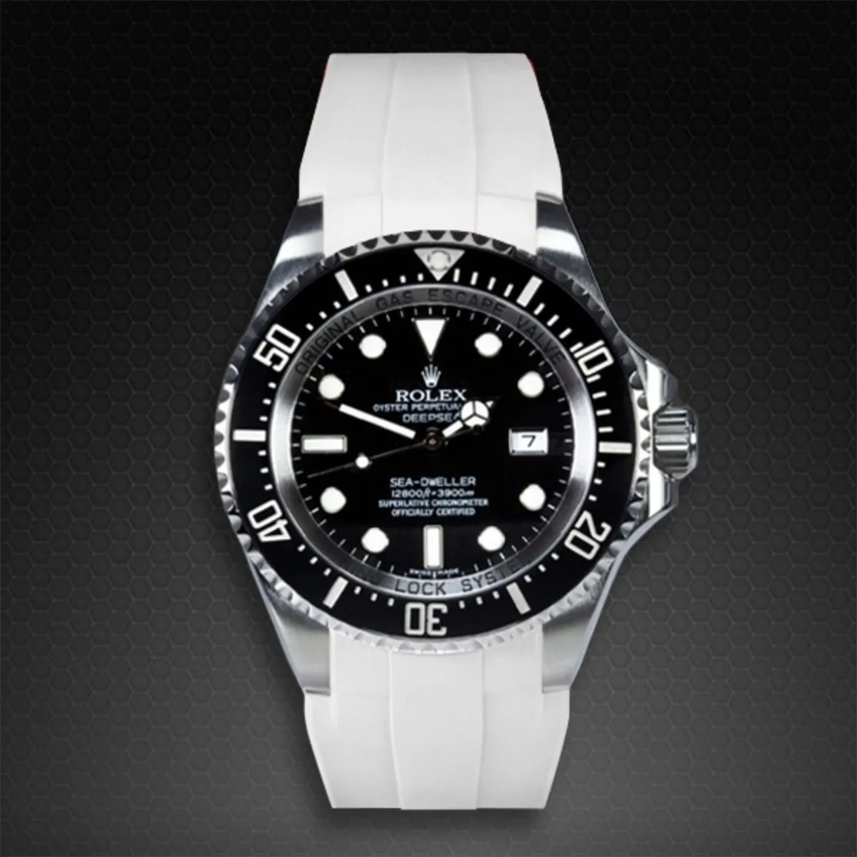Rolex - Rubber B strap for Deepsea 116660 - Flared Tang Series
