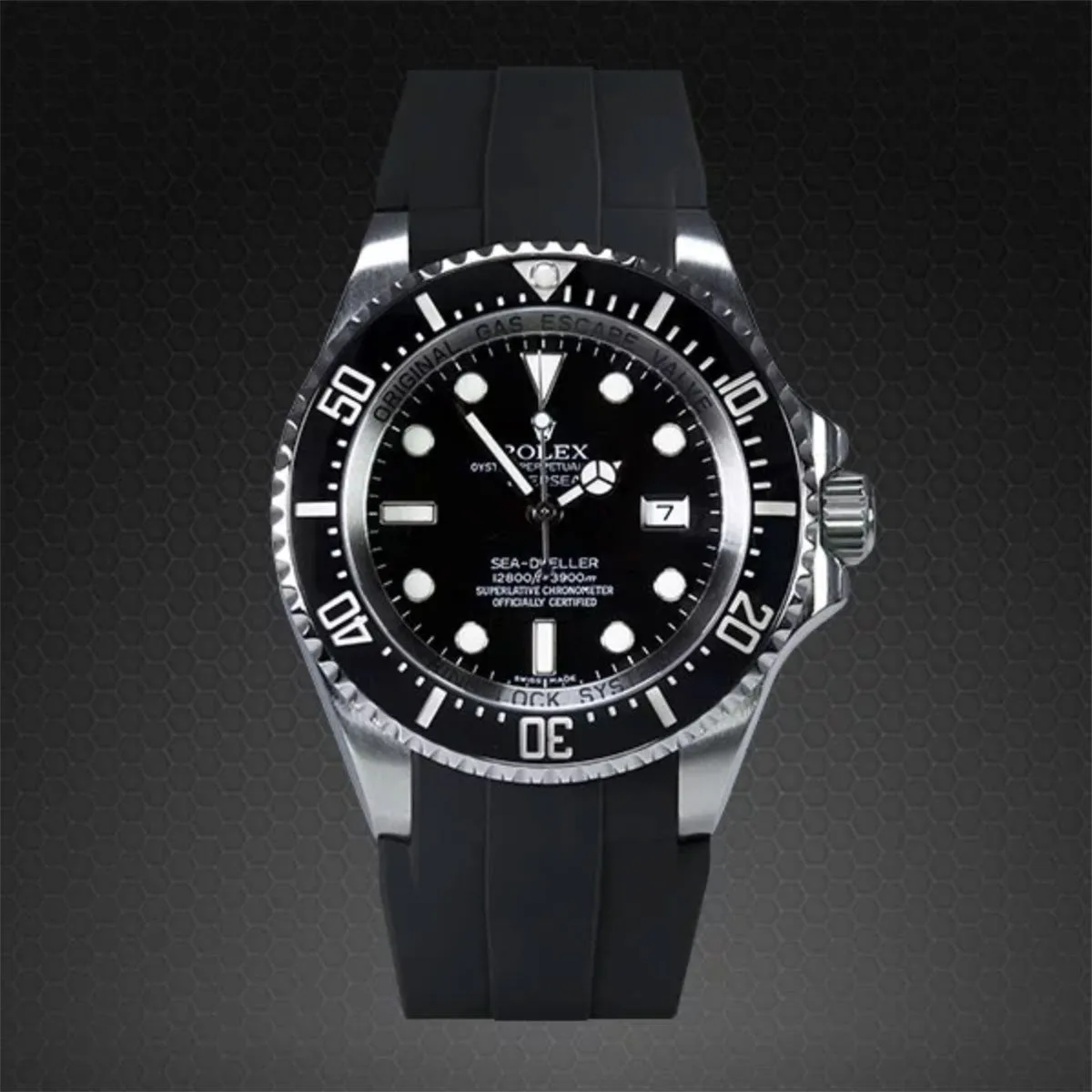Rolex - Rubber B strap for Deepsea 116660 - Glidelock Edition