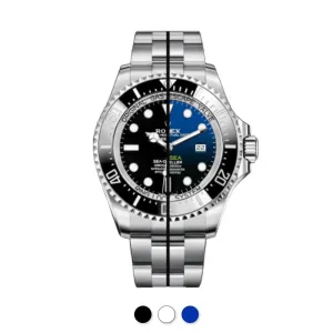 Rolex - Rubber B strap for Deepsea 126660 & 136660 - Flared Tang Series Luxury watch bands Limited edition watch bands